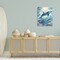 Stupell Industries Dolphin Among Sea Life Canvas Wall Art Design by LSR Design Studio